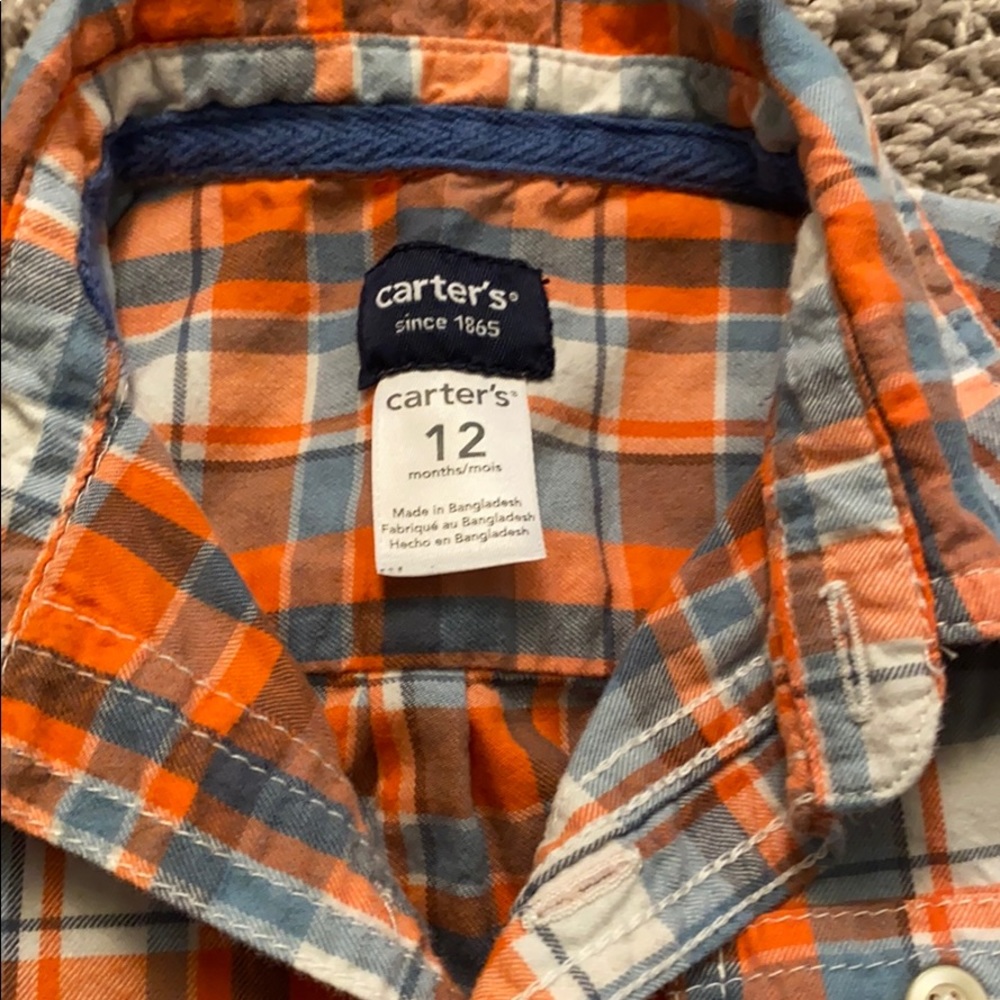 Carters plaid shirt - Picture 2 of 3